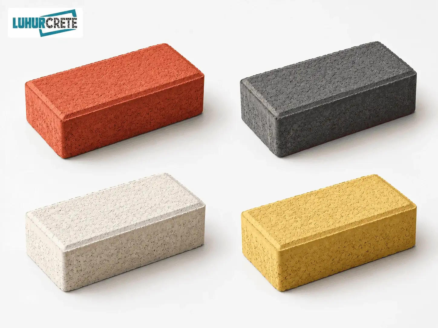 City brick shape paver colour options by Luhur Crete