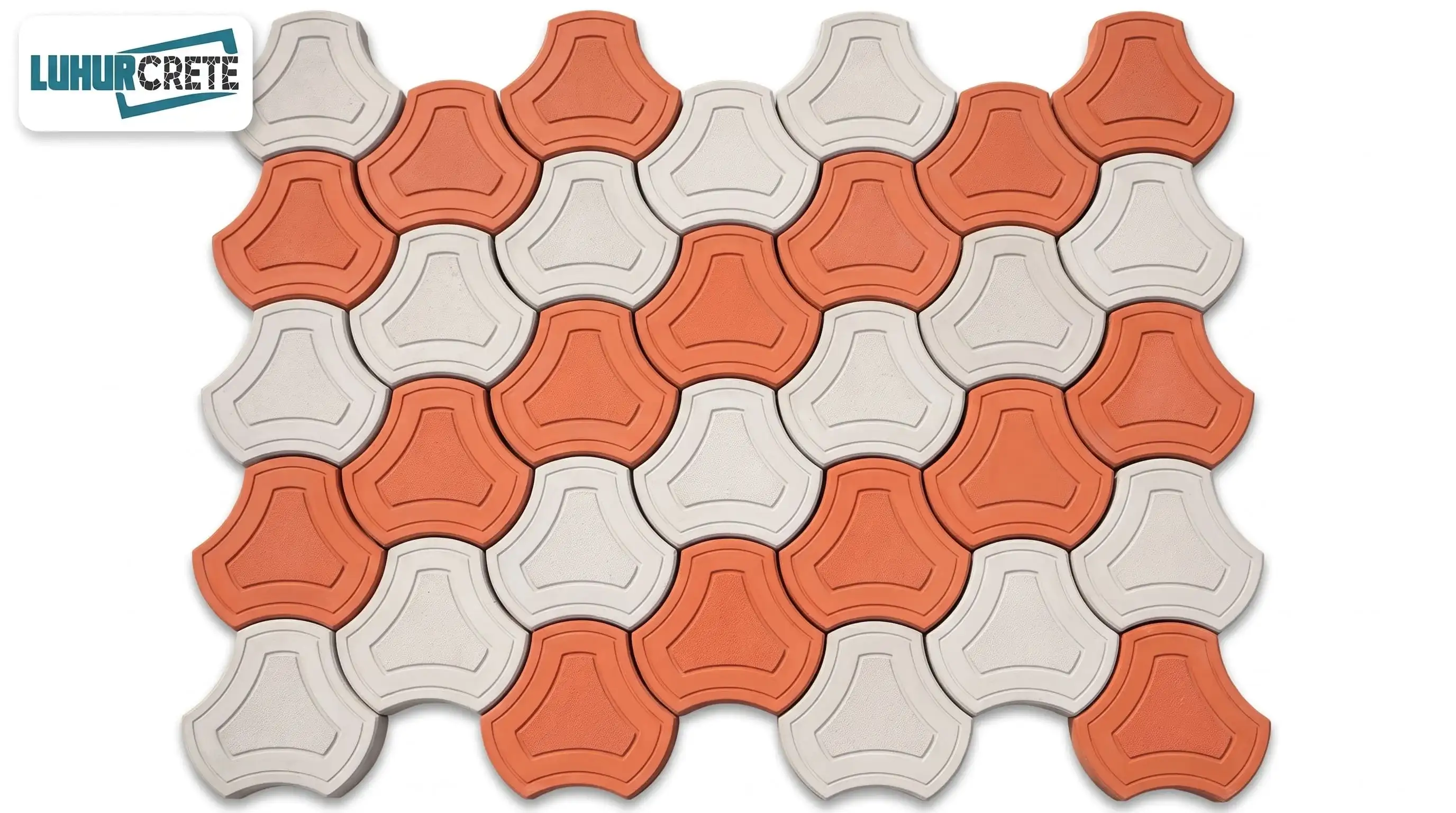 Milano interlocking paver installed in a decorative layout