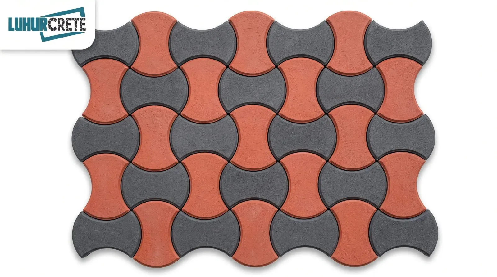 Second round dumbbell interlocking paver pattern by Luhur Crete